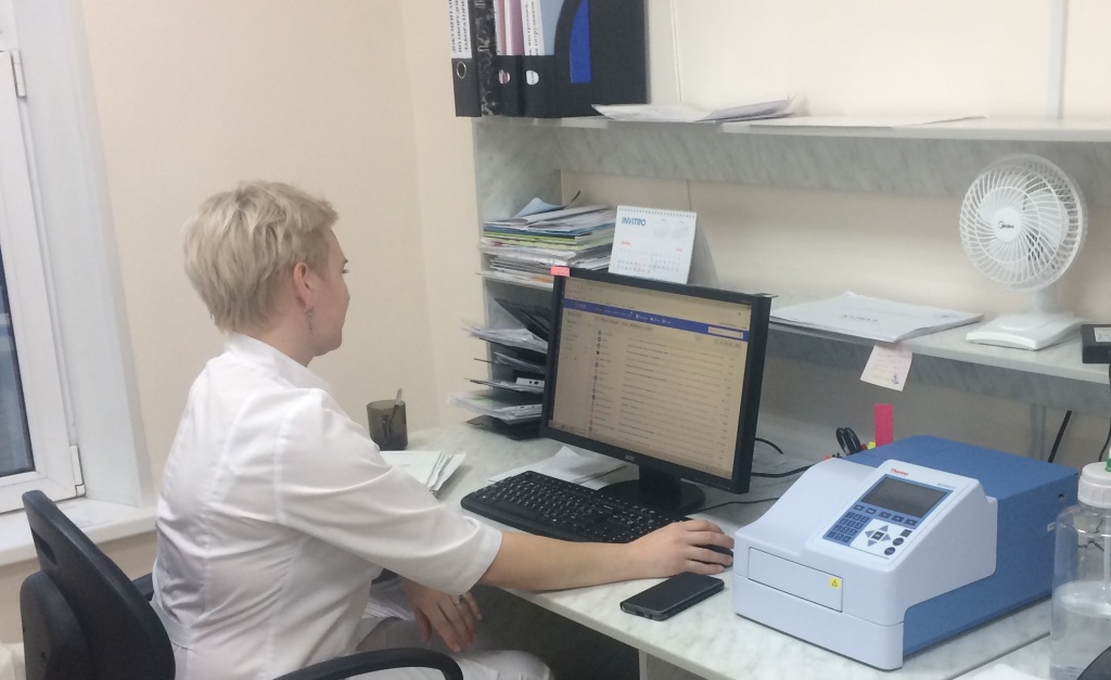 Заведующая отделением лабораторной диагностики - Миронова Анастасия Алексеевна